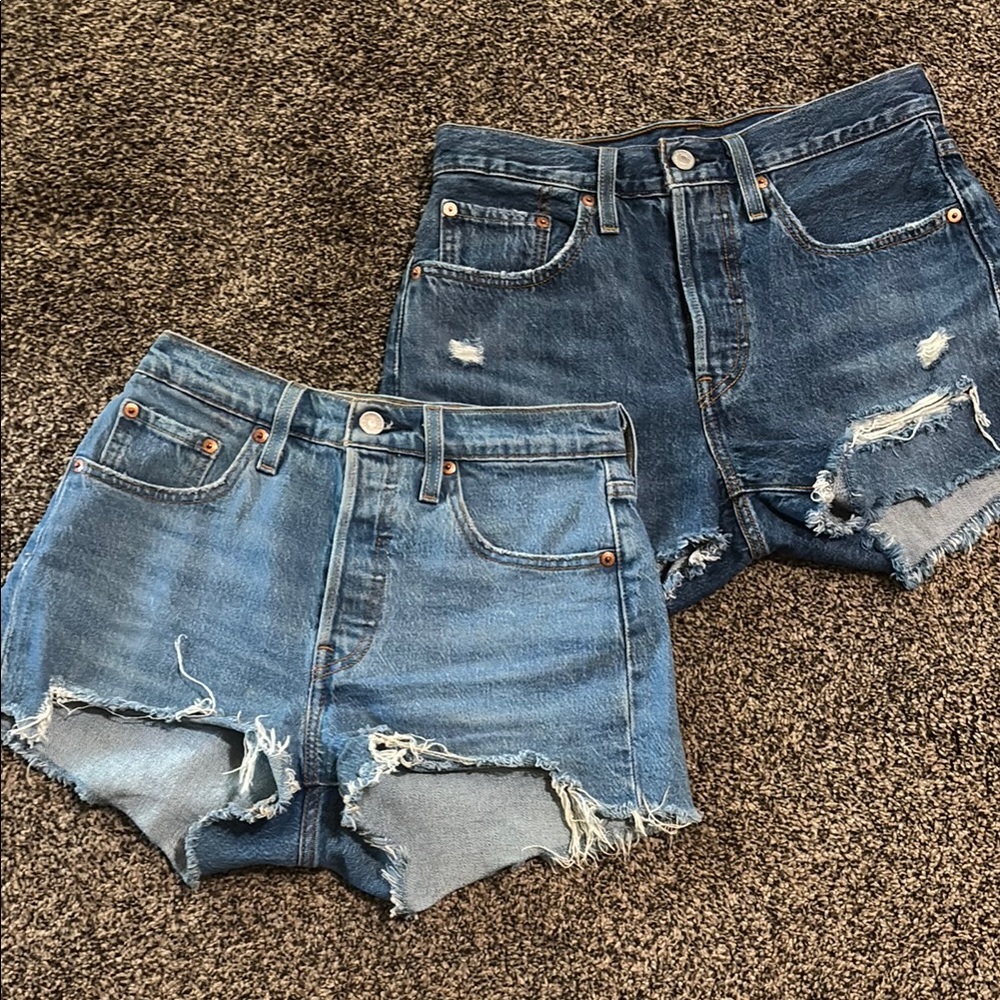 501 levis Jean shorts